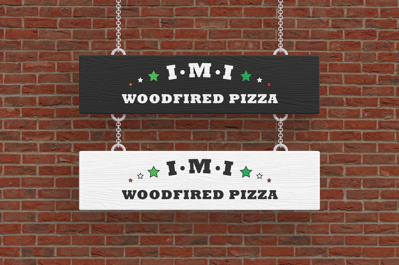 IMI Pizzeria Title Design